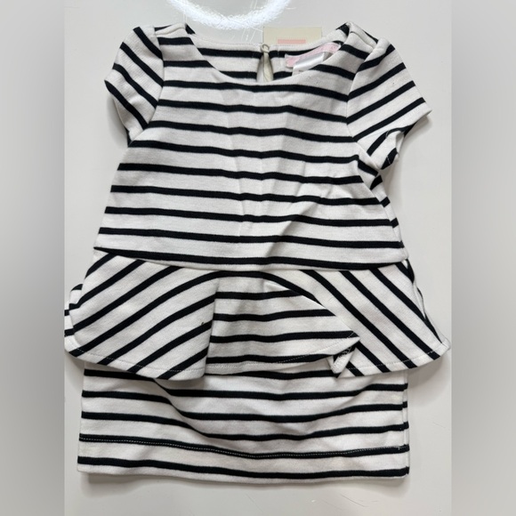 Janie and Jack Other - Janie and Jack Baby Girls 3-6 Months Black & White Jumper Dress A021125